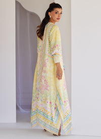 Cali Raw Silk Kaftan with Dupatta