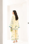 BUTTER YELLOW LUXURY PRINTED 2PCS SET (NPA2-25311) READY TO WEAR