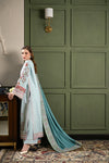 ICE BLUE LUXURY EMBROIDERED KARANDI SET (NEL-25634)