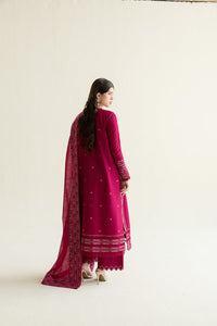 FUCHSIA LUXURY EMBROIDERED LAWN 3PCS SET (NPA3-26405)