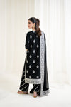 BLACK LUXURY EMBROIDERED 3PCS SET NPA3-25428 (EID 2025 READY TO WEAR)
