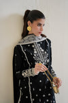 BLACK LUXURY EMBROIDERED 3PCS SET NPA3-25428 (EID 2025 READY TO WEAR)