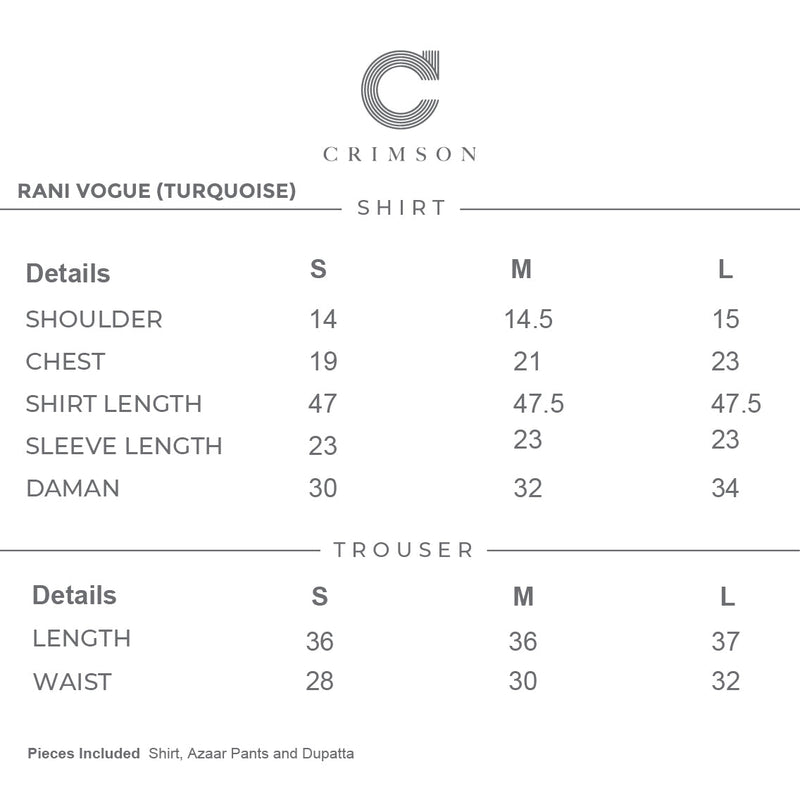 Rani Vougue(Turquoise)
